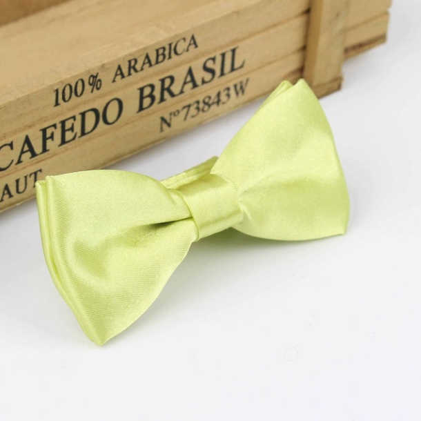 Lime green bow shop tie